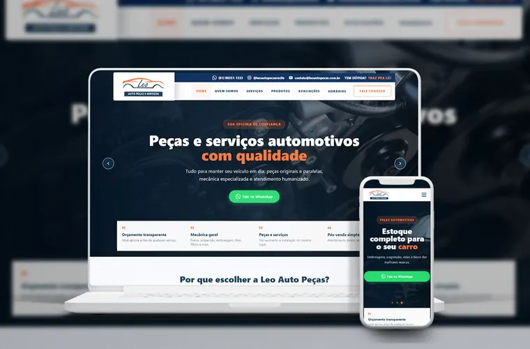 Imagem do projeto Leo Auto Peças